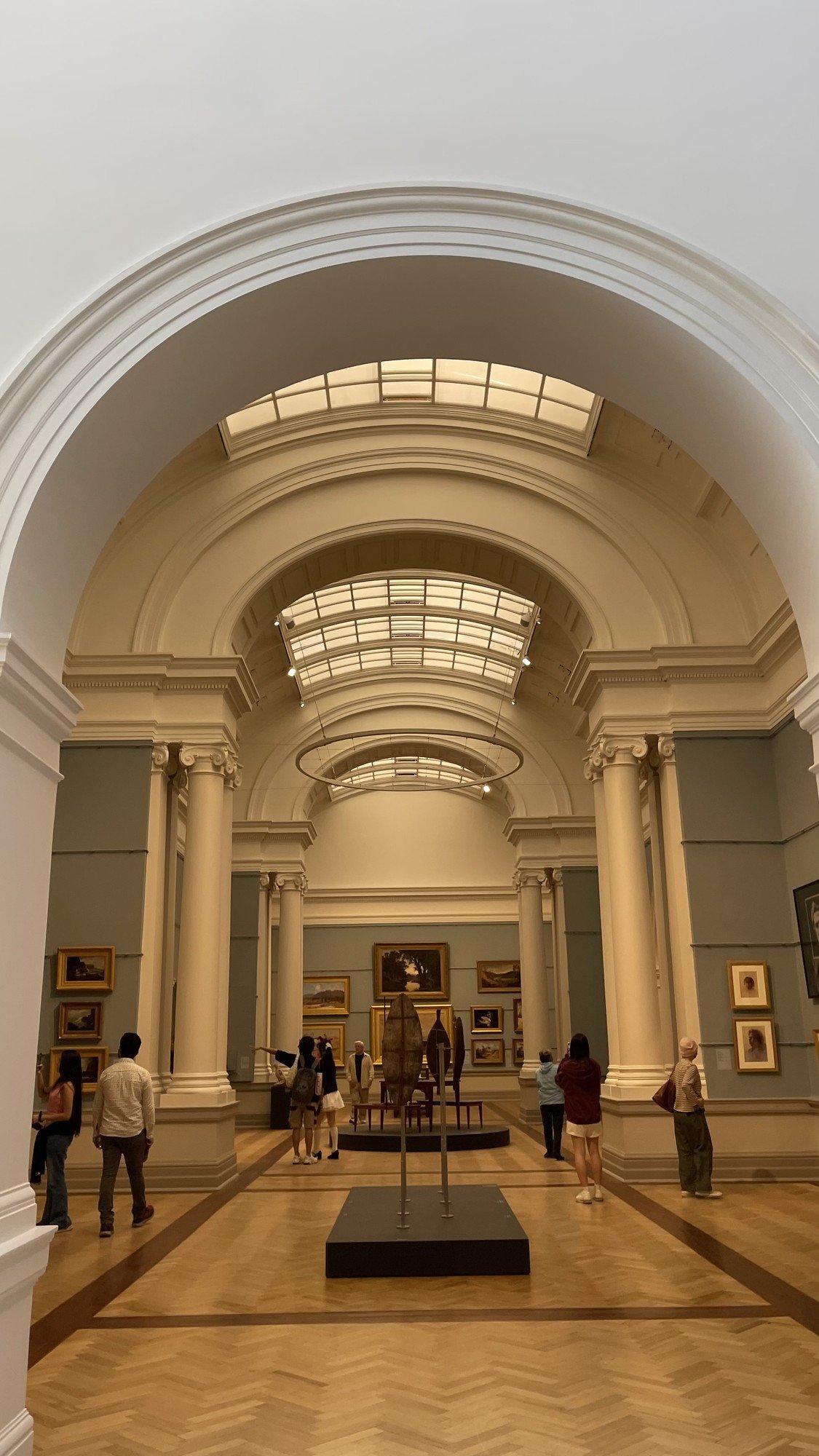 A gallery gathering